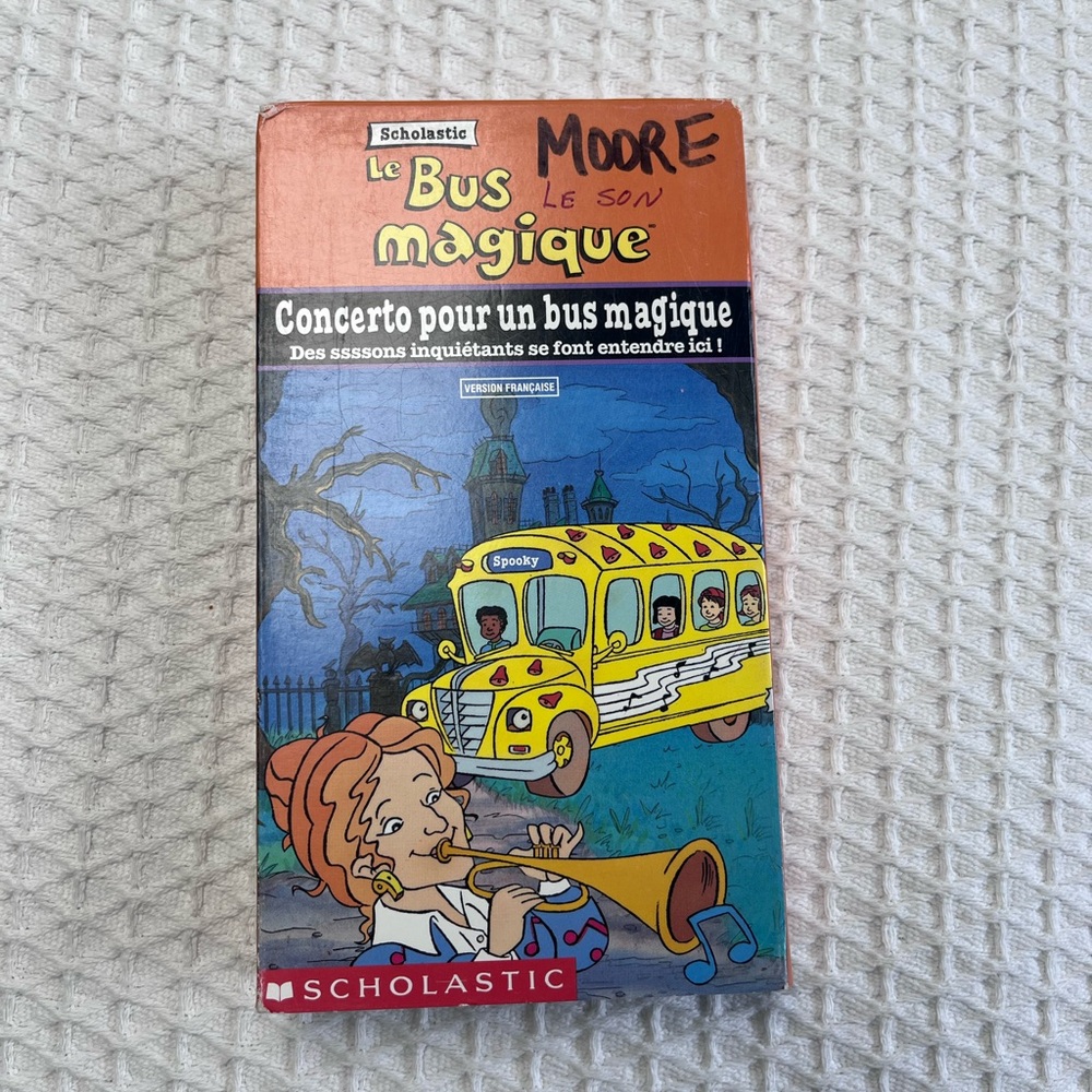 Scholastic Le Bus Magique VHS